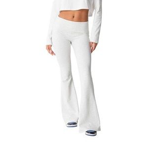 Edikted Trending Grey Flare Leggings